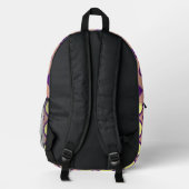 Gemusterter gedruckter Rucksack (Rückseite)