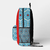Gemusterter gedruckter Rucksack (Rechts)