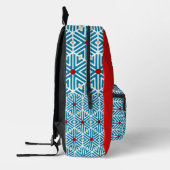 Gemusterter gedruckter Rucksack (Links)
