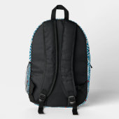 Gemusterter gedruckter Rucksack (Rückseite)