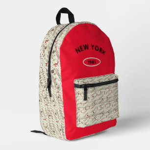 Gemusterter gedruckter Rucksack