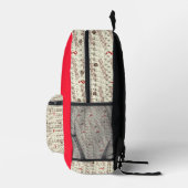 Gemusterter gedruckter Rucksack (Rechts)