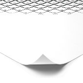 Gemusterter Hintergrund des Robotertextes Poster (Ecke)