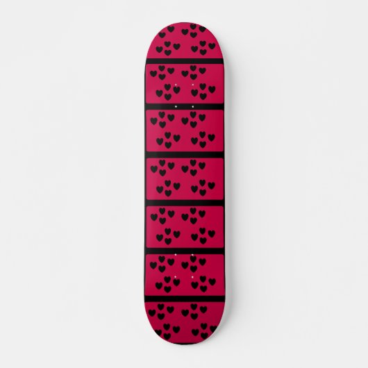 gemusterter Hintergrund Skateboard (Vorne)