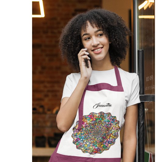 Gemusterter Künstler Schürze