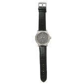 Gemusterter Marmor Armbanduhr (Flach)