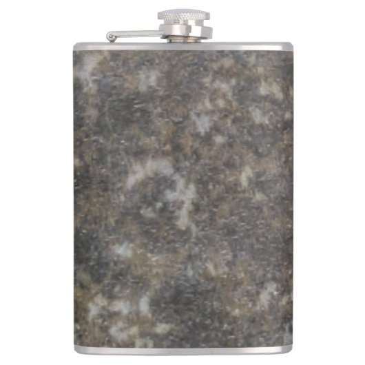 Gemusterter Marmor Flachmann (Vorderseite)