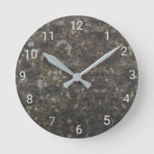 Gemusterter Marmor Runde Wanduhr (Vorderseite)