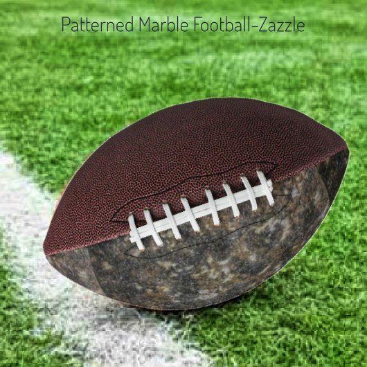 Gemusterter Marmorfußball Football