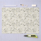 Gemusterter neutraler Wasserfarben-Pebble Seidenpapier (Handwerk)