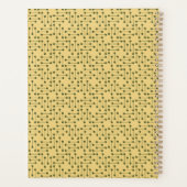 Gemusterter nicht aktualisierter Kalender und Plan Planer (Rückseite)