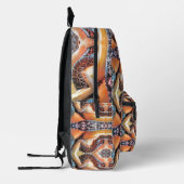 Gemusterter Python-Rucksack Bedruckter Rucksack (Links)