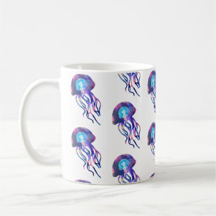 Gemusterter Quallen-Modus Kaffeetasse