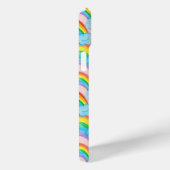 Gemusterter Regenbogen Case-Mate iPhone Hülle (Rückseite / Rechts)