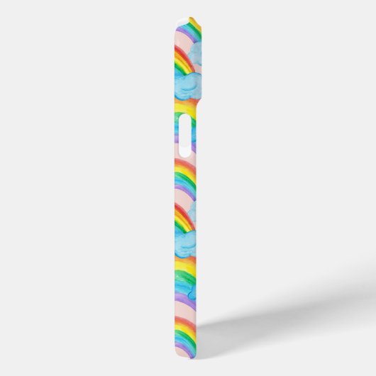 Gemusterter Regenbogen Case-Mate iPhone Hülle (Rückseite / Rechts)