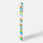Gemusterter Regenbogen Case-Mate iPhone Hülle (Rückseite / Rechts)
