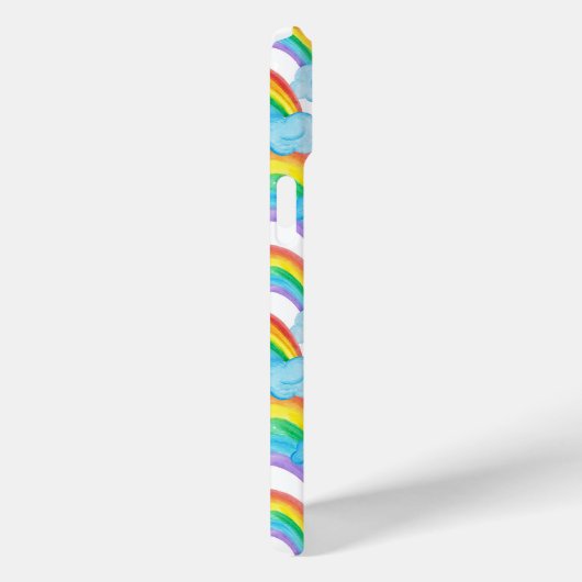 Gemusterter Regenbogen Case-Mate iPhone Hülle (Rückseite / Rechts)