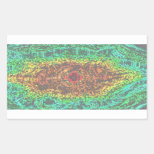 Gemusterter Regenbogenaufkleber