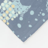 Gemusterter Seeblick Fleecedecke (Ecke)