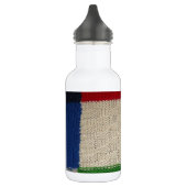 Gemusterter Stoff Edelstahlflasche (Links)