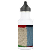 Gemusterter Stoff Edelstahlflasche (Rechts)