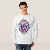 gemusterter Sweatshirt-Designer T-Shirt (Vorne ganz)