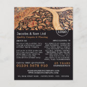 Gemusterter Teppichboden, Teppichboden, Innenausst Flyer (Vorne)