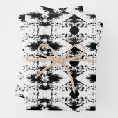 Gemusterter Thumbprint Cookie Tree Bark Geschenkpapier Set (Beispiel)