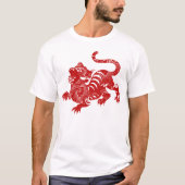 Gemusterter Tiger-T - Shirt (Vorderseite)