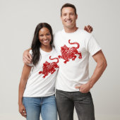 Gemusterter Tiger-T - Shirt (Unisex)