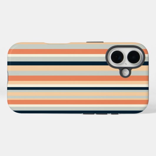 Gemusterter vertikaler Streifen Case-Mate iPhone Hülle (Rückseite (Horizontal))