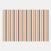 Gemusterter vertikaler Streifen Geschenkpapier Set (Vorderseite 2)