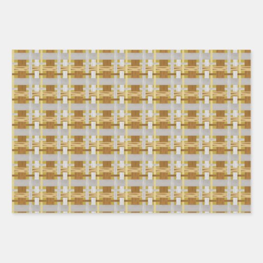 gemusterter wiederholender Eintrag Geschenkpapier Set (Vorderseite 3)