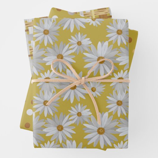 gemusterter wiederholender Eintrag Geschenkpapier Set (Beispiel)