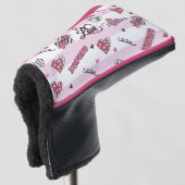 Gemusterter XOXO Valentinstag Golf Headcover (3/4 Vorderseite)