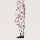 Gemusterter XOXO Valentinstag Leggings (Links)