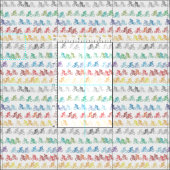 Gemustertes Baumwollgewebe für buntes Fahrrad Stoff (Kachel)