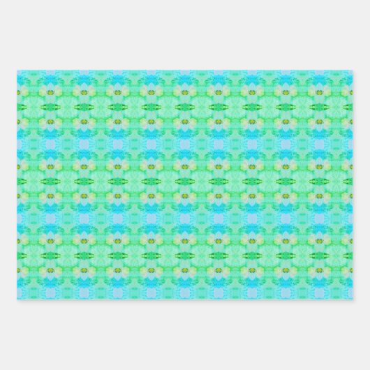 Gemustertes Blatt Papier, frisch und entkoppelt (Vorderseite 2)