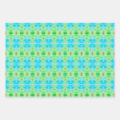 Gemustertes Blatt Papier, frisch und entkoppelt (Vorderseite)