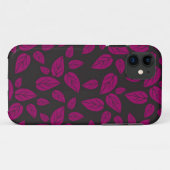 gemustertes Blätter Case-Mate iPhone Hülle (Rückseite (Horizontal))