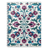 Gemustertes Blau und Rot Notizblock (Vorderseite)