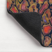 Gemustertes Dinosaurierskelett Mousepad (Ecke)