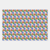 Gemustertes Ei Geschenkpapier Set (Vorderseite 3)