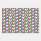 Gemustertes Ei Geschenkpapier Set (Vorderseite 2)