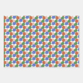 Gemustertes Ei Geschenkpapier Set (Vorderseite)