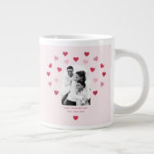Gemustertes Foto Valentine Jumbo-Tasse (Rechts)