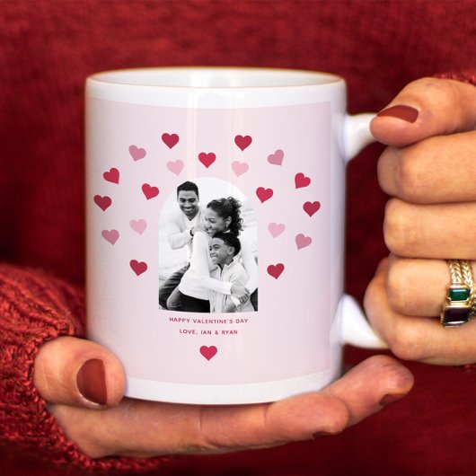 Gemustertes Foto Valentine Jumbo-Tasse