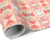 Gemustertes Geschenkpapier für Rote Koralle (Rolleneckpunkt)