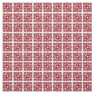 gemustertes Gewebe aus , geometrisch weißem, quad Stoff