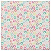 Gemustertes Gewebe aus Kreishörnchen Stoff (Nahaufnahme)